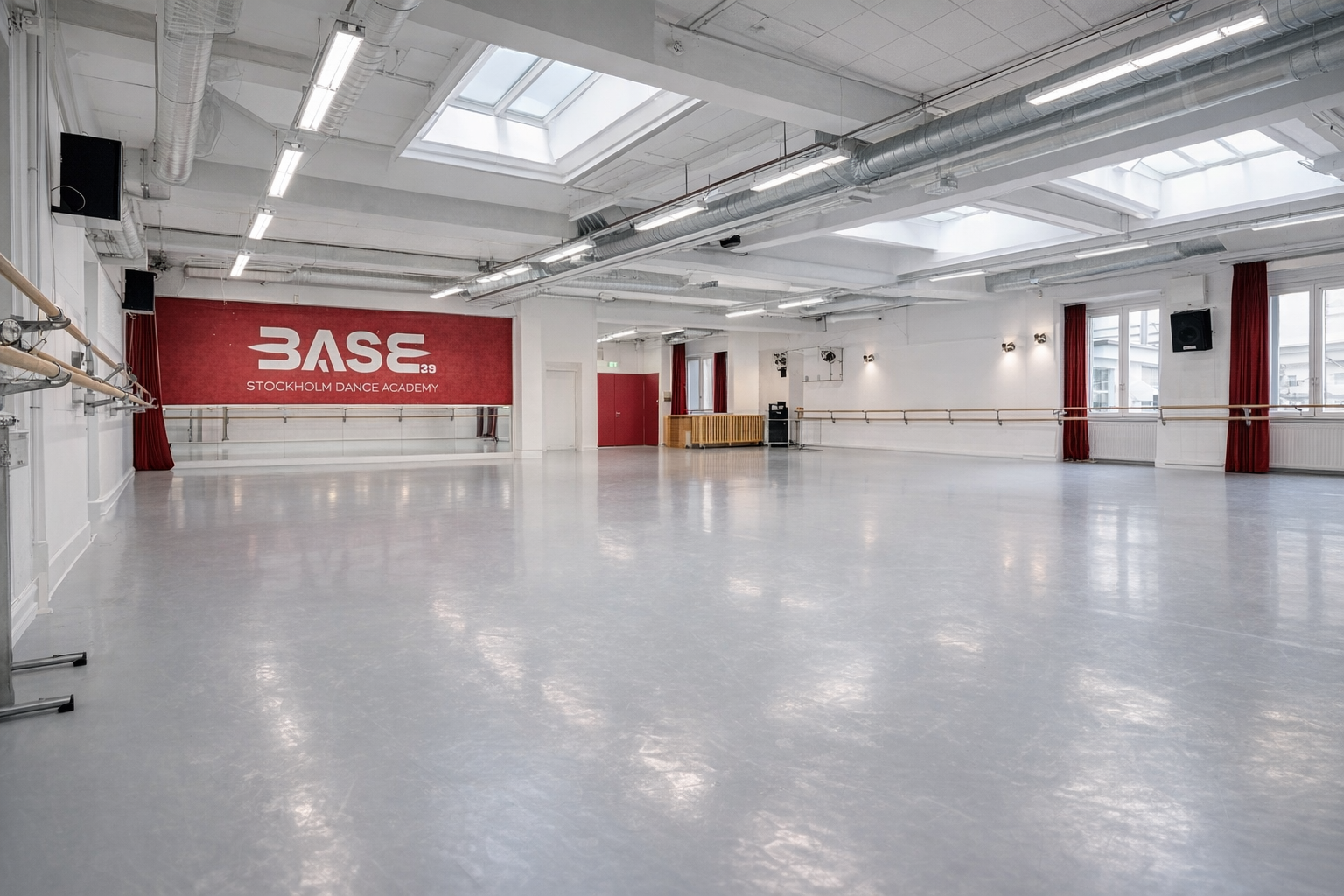 BASE23:s studios på Jungfrugatan 23